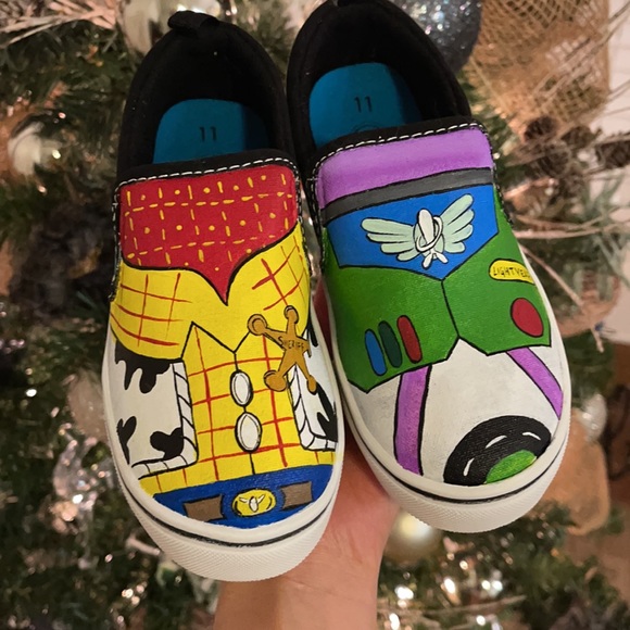 Disney Toy Story Boy Shoes - Toy Story Woody Buzz - Picture 2 of 2